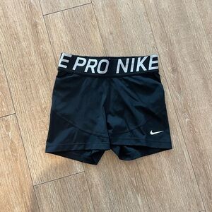 Nike pro 3” spandex shorts